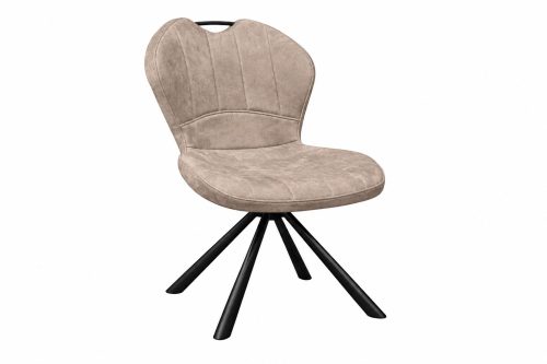 Chaise Burak Taupe - lot de 2
