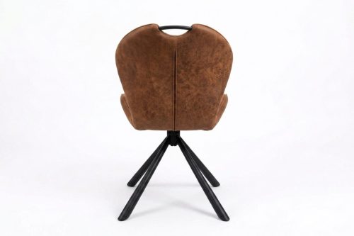 Alternative view of Chaise Burak Terracotta - lot de 2