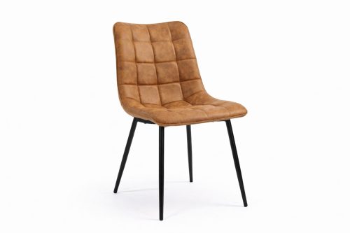 Chaise Bloom Cognac - lot de 2