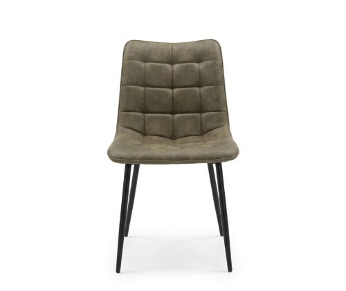 Alternative view of Chaise Bloom Kaki - lot de 2