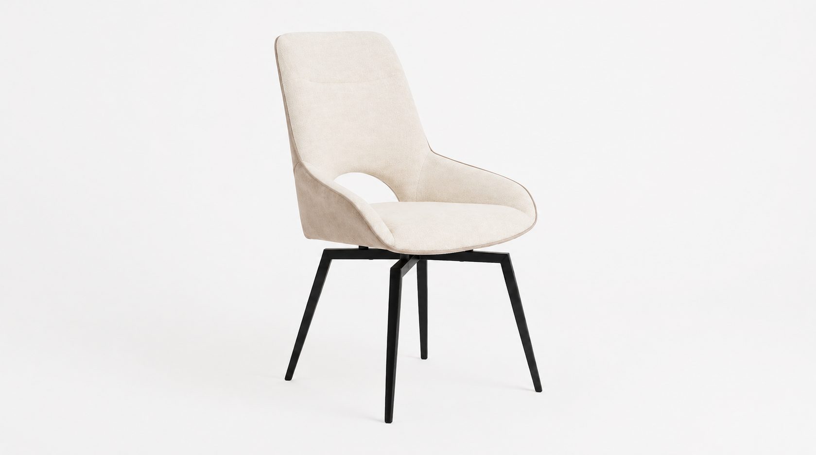 Chaise Craig Crème – lot de 2