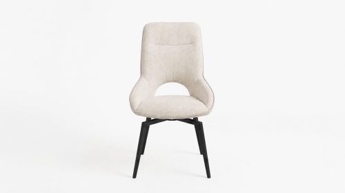 Alternative view of Chaise Craig Crème - lot de 2