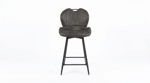 Alternative view of Tabouret Burak Gris - lot de 2