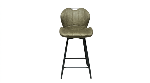 Alternative view of Tabouret Burak Kaki - lot de 2
